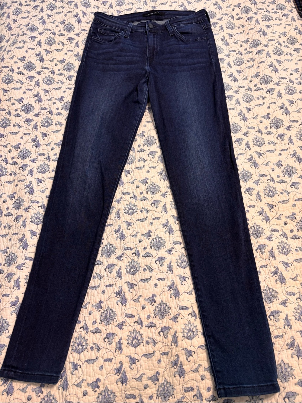 Flying Monkey Womens 28 Blue denim stretch Midrise skinny jeans